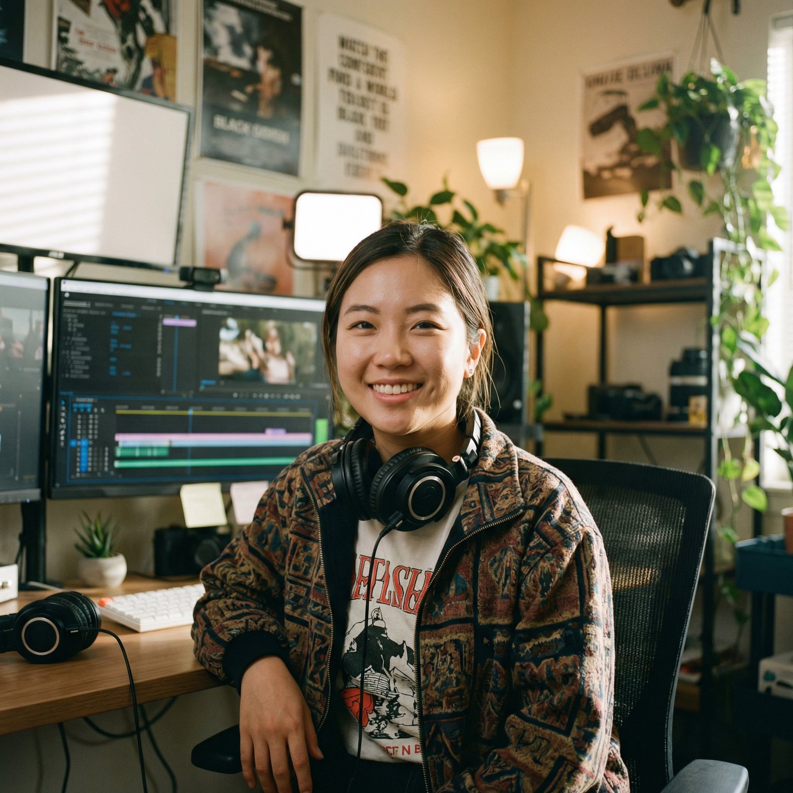 高清视频剪辑师赵小曼